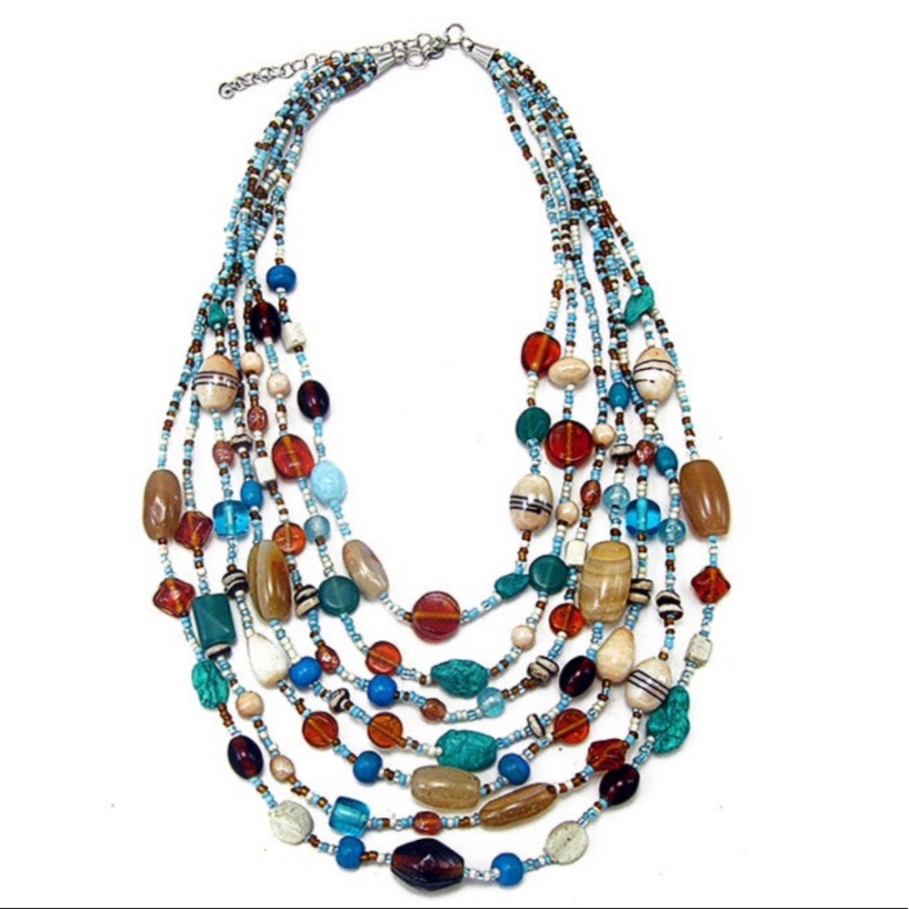 TURQUOISE DREAM NECKLACE HANDMADE IN INDIA